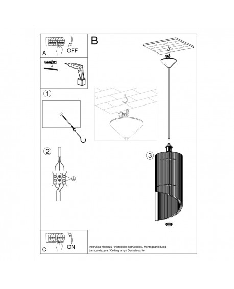 Lampa wisząca ALEXIA Sollux SL.0640