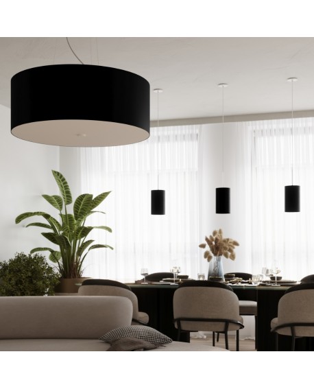 Żyrandol OTTO 60 czarny Sollux SL.0788