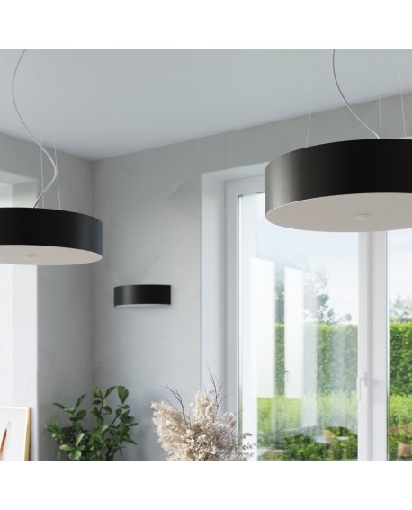 Żyrandol SKALA 70 czarny Sollux SL.0802
