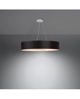 Żyrandol SKALA 70 czarny Sollux SL.0802