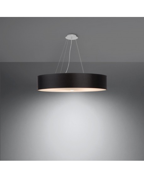 Żyrandol SKALA 70 czarny Sollux SL.0802