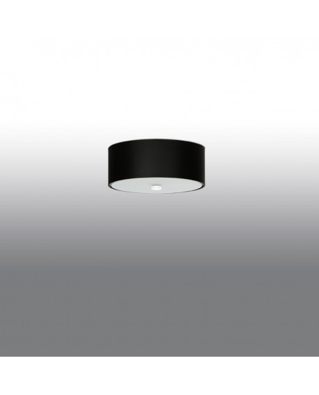 Plafon SKALA 30 czarny Sollux SL.0760