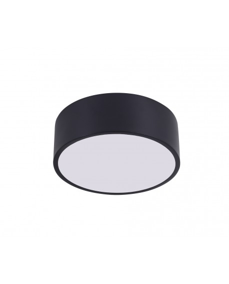 NOWOCZESNA LAMPA SUFITOWA PLAFON CZARNY ORBO D23 LUMINA DECO