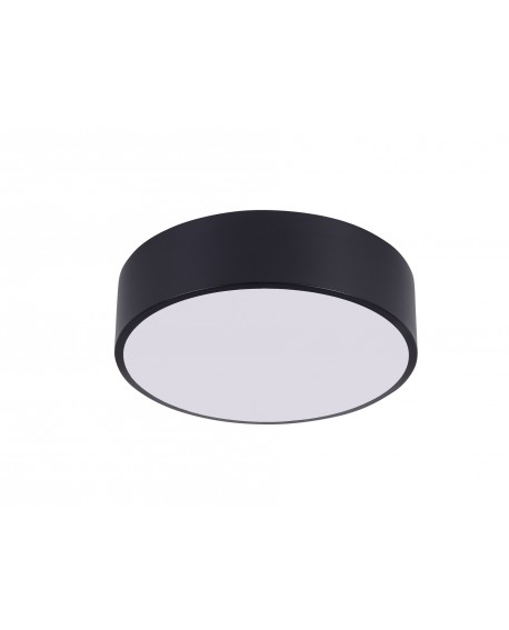 NOWOCZESNA LAMPA SUFITOWA PLAFON CZARNY ORBO D30 LUMINA DECO