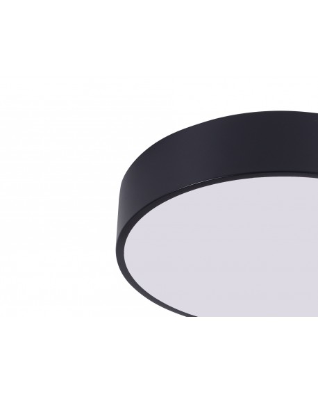NOWOCZESNA LAMPA SUFITOWA PLAFON CZARNY ORBO D40 LUMINA DECO