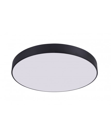 NOWOCZESNA LAMPA SUFITOWA PLAFON CZARNY ORBO D78 LUMINA DECO