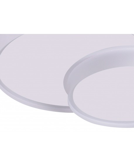 NOWOCZESNA LAMPA SUFITOWA PLAFON BIAŁY ORBO DUO D40 LUMINA DECO