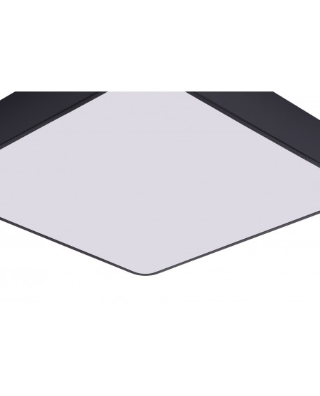 NOWOCZESNA LAMPA SUFITOWA PLAFON CZARNY CUBO D50 LUMINA DECO