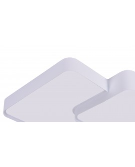 NOWOCZESNA LAMPA SUFITOWA PLAFON BIAŁY CUBO DUO D40 LUMINA DECO