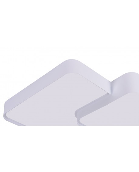 NOWOCZESNA LAMPA SUFITOWA PLAFON BIAŁY CUBO DUO D40 LUMINA DECO
