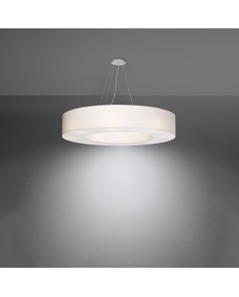 Żyrandol SATURNO 90 biały Sollux SL.0795
