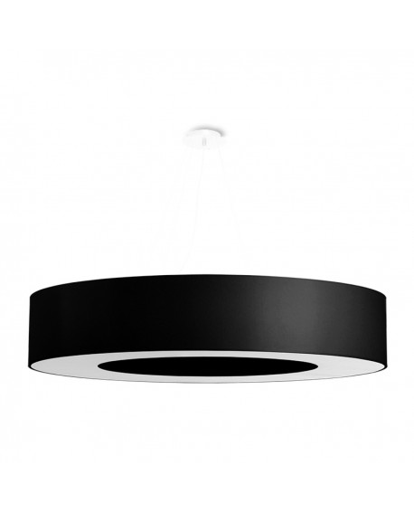 Żyrandol SATURNO 90 czarny Sollux SL.0796