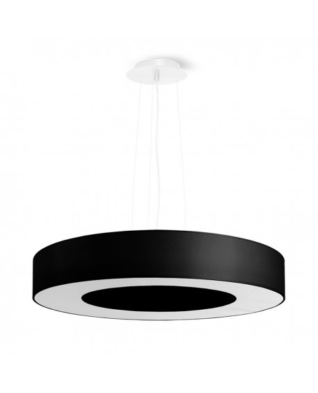Żyrandol SATURNO SLIM 50 czarny Sollux SL.0750