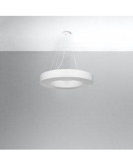 Żyrandol SATURNO SLIM 70 biały Sollux SL.0753