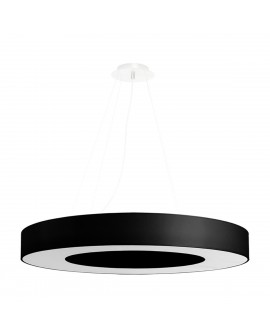 Żyrandol SATURNO SLIM 70 czarny Sollux SL.0754