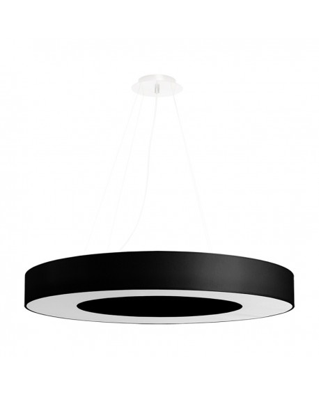 Żyrandol SATURNO SLIM 70 czarny Sollux SL.0754