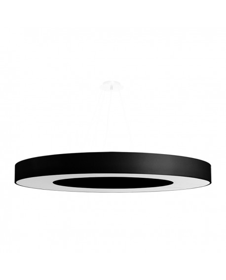 Żyrandol SATURNO SLIM 90 czarny Sollux SL.0798