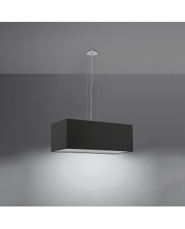 Żyrandol SANTA BIS 80 czarny Sollux SL.0780