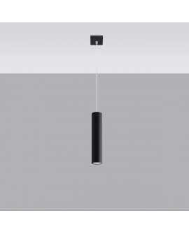 Lampa wisząca LAGOS 1 czarny Sollux SL.0327