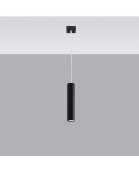Lampa wisząca LAGOS 1 czarny Sollux SL.0327
