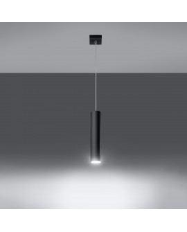 Lampa wisząca LAGOS 1 czarny Sollux SL.0327