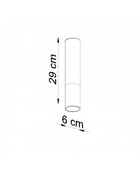 Plafon LOOPEZ czarny/złoty Sollux SL.0951