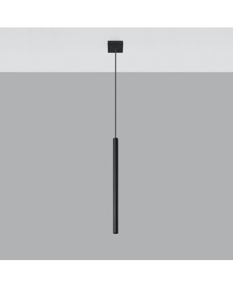 Lampa wisząca PASTELO 1 czarna Sollux SL.0469