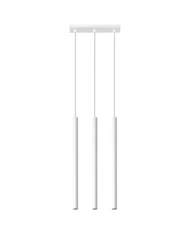 Lampa wisząca PASTELO 3 biała Sollux SL.0466