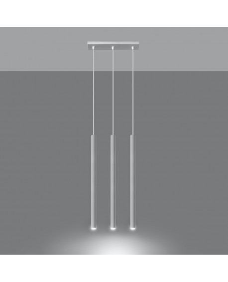 Lampa wisząca PASTELO 3 biała Sollux SL.0466