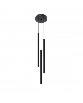 Lampa wisząca PASTELO 3P czarna Sollux SL.0471
