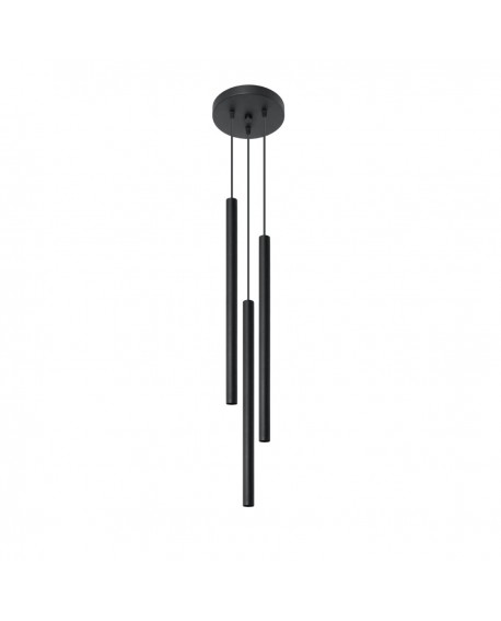 Lampa wisząca PASTELO 3P czarna Sollux SL.0471