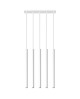 Lampa wisząca PASTELO 5 biała Sollux SL.0468