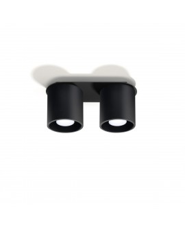 Plafon ORBIS 2 czarny Sollux SL.0054