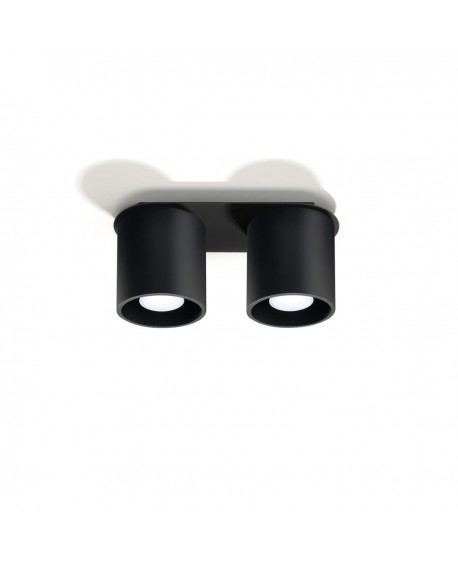 Plafon ORBIS 2 czarny Sollux SL.0054