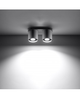 Plafon ORBIS 2 szary Sollux SL.0055