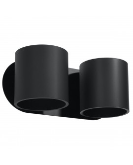 Kinkiet ORBIS 2 czarny Sollux SL.0660