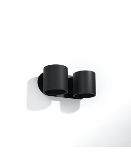 Kinkiet ORBIS 2 czarny Sollux SL.0660