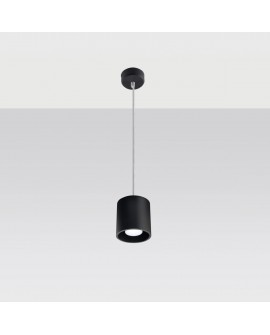 Lampa wisząca ORBIS 1 czarny Sollux SL.0051