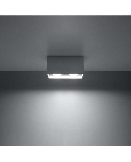 Plafon QUAD MAXI szary Sollux SL.0382