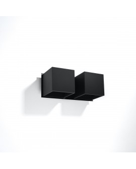 Kinkiet QUAD 2 czarny Sollux SL.0657