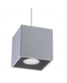 Lampa wisząca QUAD 1 szary Sollux SL.0061