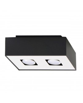Plafon MONO 2 czarny Sollux SL.0071