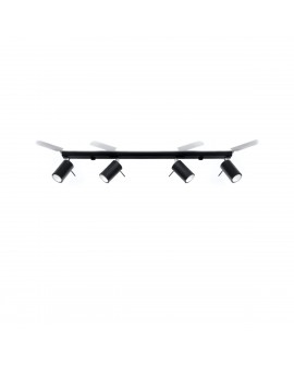 Plafon RING 4L czarny Sollux SL.0332