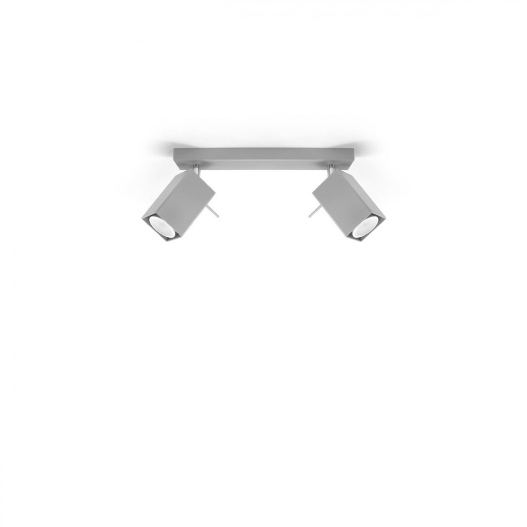 Plafon MERIDA 2 szary Sollux SL.0456