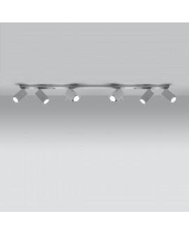 Plafon MERIDA 6L biały Sollux SL.0464