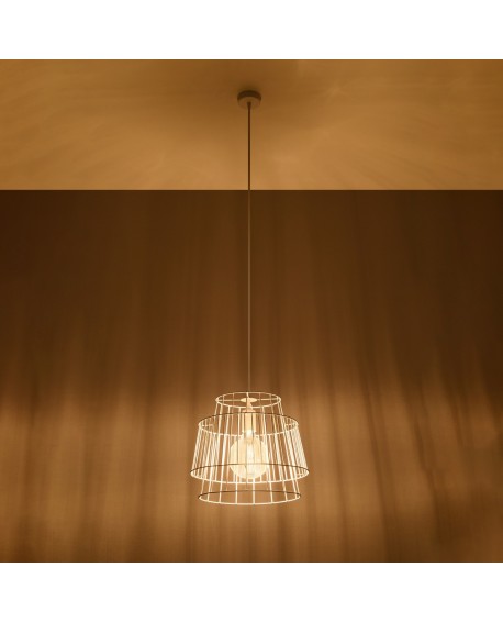 Lampa wisząca GATE biały Sollux SL.0662