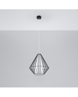 Lampa wisząca DEMI czarna Sollux SL.0298