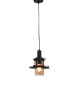LAMPA WISZĄCA INDUSTRIALNA LOFT CZARNA CAPRI W1