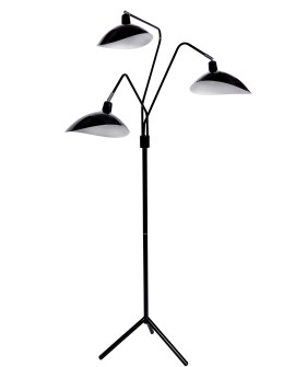 LAMPA STOJĄCA PODŁOGOWA CZARNA ADARRIO