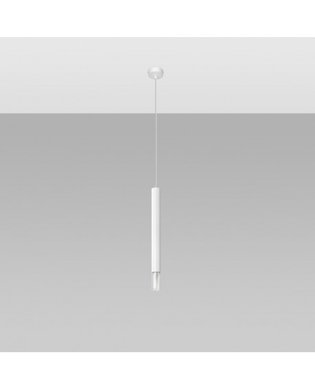 Lampa wisząca WEZYR 1 biała Sollux SL.0957